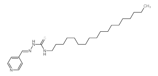 Hydrazinecarbothioamide,N-octadecyl-2-(4-pyridinylmethylene)-结构式