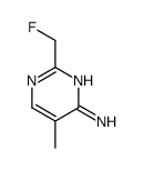 4-Pyrimidinamine, 2-(fluoromethyl)-5-methyl- (9CI)结构式