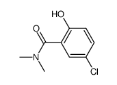 N,N-dimethyl-2-hydroxy-5-chlorobenzamide结构式