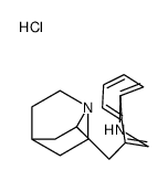 3-(1-azabicyclo[2.2.2]octan-2-ylmethyl)-1H-indole,hydrochloride Structure