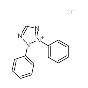 2H-Tetrazolium,2,3-diphenyl-, chloride (1:1) Structure