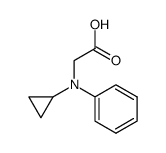 N-cyclopropyl-N-phenylglycine结构式