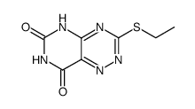 7-Ethylthio-6-azalumazin结构式