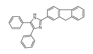 2-(9H-fluoren-2-yl)-4,5-diphenyl-1H-imidazole Structure