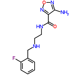 4-Amino-N-{2-[(2-fluorobenzyl)amino]ethyl}-1,2,5-oxadiazole-3-carboxamide结构式