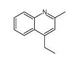 4-ethyl-2-methyl-quinoline Structure