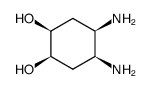 1,2-Cyclohexanediol, 4,5-diamino-, (1R,2S,4R,5S)- (9CI) structure