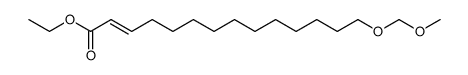 ethyl (E)-14-methoxymethoxytetradec-2-enoate结构式