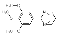 1,5-Diazabicyclo[3.2.1]octane,8-(3,4,5-trimethoxyphenyl)-结构式
