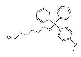 6-((4-methoxyphenyl)diphenylmethoxy)hexan-1-ol Structure