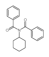 N-benzoyl-N-cyclohexyl-benzamide structure