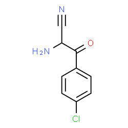 Benzenepropanenitrile,-alpha--amino-4-chloro--bta--oxo- Structure