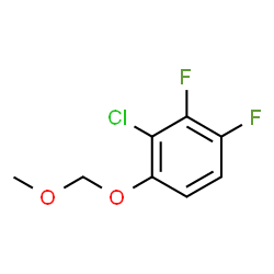 2-Chloro-3,4-difluoro-1-(methoxymethoxy)benzene结构式
