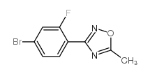 3-(4-Bromo-2-fluorophenyl)-5-methyl-1,2,4-oxadiazole Structure