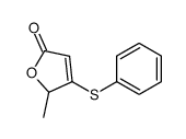 2-methyl-3-phenylsulfanyl-2H-furan-5-one结构式