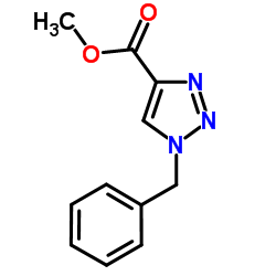 1-苄基-1H-1,2,3-三唑-4-羧酸甲酯结构式