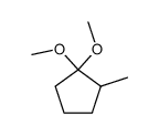 2-methylcyclopentanone dimethyl acetal Structure