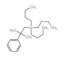 tributyl-(2-methyl-2-phenyl-propyl)stannane Structure
