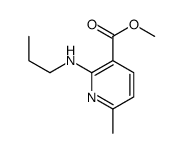 3-Pyridinecarboxylicacid,6-methyl-2-(propylamino)-,methylester(9CI) structure