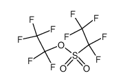 Ethanesulfonic acid, pentafluoro-, pentafluoroethyl ester结构式