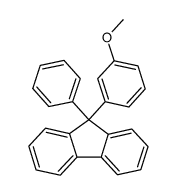 9-(3-methoxyphenyl)-9-phenyl-9H-fluorene结构式