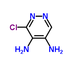 3-chloropyridazine-4,5-diamine结构式