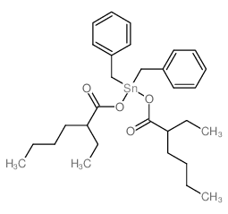 Stannane,bis[(2-ethyl-1-oxohexyl)oxy]bis(phenylmethyl)- (9CI)结构式