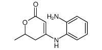 4-(2-aminoanilino)-2-methyl-2,3-dihydropyran-6-one Structure