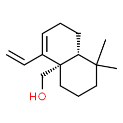 4a(2H)-Naphthalenemethanol,5-ethenyl-1,3,4,7,8,8a-hexahydro-1,1-dimethyl-,(4aS,8aR)-(9CI) structure