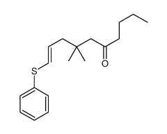 7,7-dimethyl-10-phenylsulfanyldec-9-en-5-one结构式