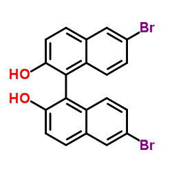 6,6'-Dibromo-1,1'-binaphthalene-2,2'-diol structure