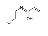N-(2-methoxyethyl)prop-2-enamide结构式