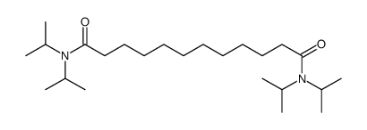 N,N,N',N'-tetra(propan-2-yl)dodecanediamide结构式