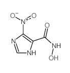 N-hydroxy-5-nitro-3H-imidazole-4-carboxamide结构式