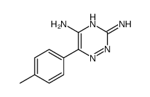 6-(4-methylphenyl)-1,2,4-triazine-3,5-diamine结构式