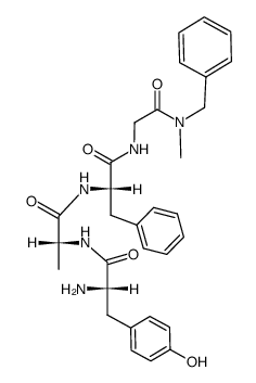 H-Tyr-D-Ala-Phe-Gly-NMeBenzyl Structure