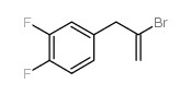 2-BROMO-3-(3,4-DIFLUOROPHENYL)-1-PROPENE结构式