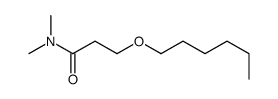3-hexoxy-N,N-dimethylpropanamide结构式