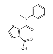 2-(methyl-phenyl-carbamoyl)-thiophene-3-carboxylic acid结构式