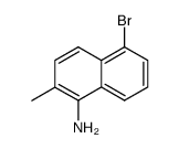 5-bromo-2-methyl-[1]naphthylamine结构式