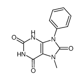 7-methyl-9-phenyl-uric acid Structure
