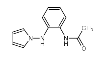 N-(2-乙酰基氨基苯基)-1H-吡咯-1-胺结构式