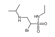 1-bromo-N-ethyl-2-(propan-2-ylamino)ethanesulfonamide结构式