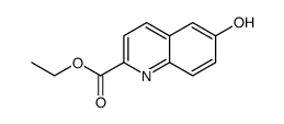 6-hydroxy-quinoline-2-carboxylic acid ethyl ester结构式