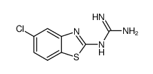 (5-CHLOROBENZO[D]THIAZOL-2-YL)GUANIDINE Structure