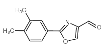 2-(3,4-DIMETHYL-PHENYL)-OXAZOLE-4-CARBALDEHYDE structure