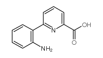 6-(2-氨基苯基)吡啶-2-羧酸结构式