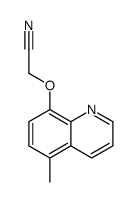 2-(5-methylquinolin-8-yl)oxyacetonitrile Structure