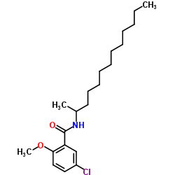 5-Chloro-2-methoxy-N-(2-tridecanyl)benzamide Structure