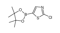 2-Chlorothiazole-5-boronic acid pinacol ester结构式